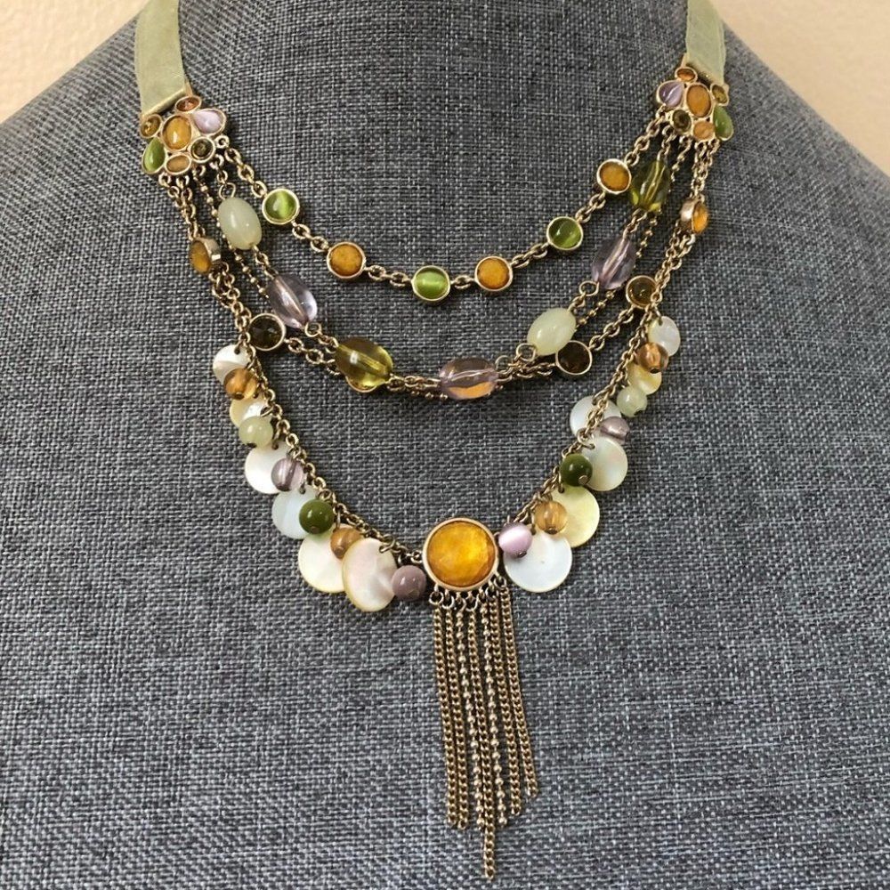 Villager by Liz Claiborne Gold Layered Necklace